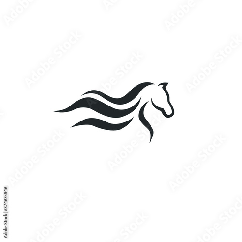 Fototapeta Naklejka Na Ścianę i Meble -  Horse Vector Logo
