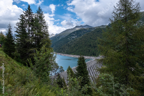 Blick auf den Lago di Malga Bissina in Südtirol Italien Trentino photo