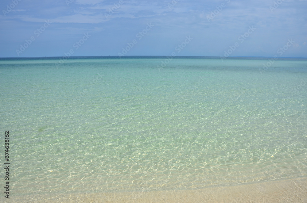 The view of the Pagoda beach and the sea on Koh Rong island in Cambodia The view of the Pagoda beach and the sea on Koh Rong island in Cambodia