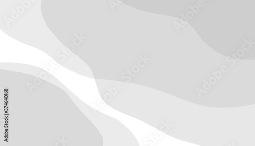 Abstract geometric white and gray color background illustration.