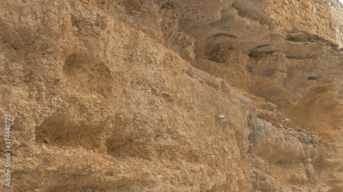 Rock cave in the town of Dol, island of Brac, Croatia.

