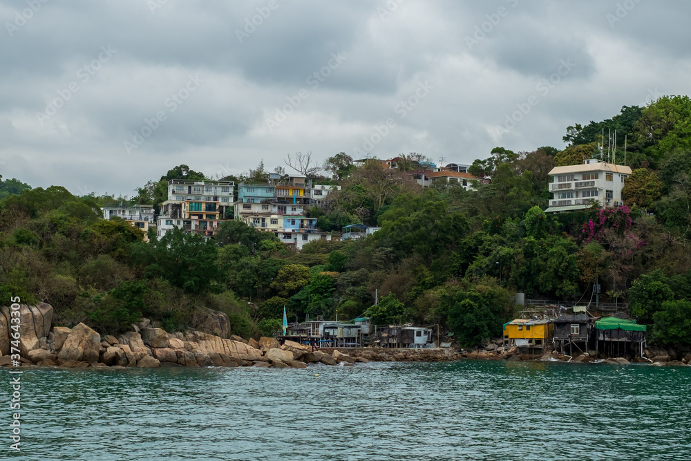 village on the beach in Hong Kong