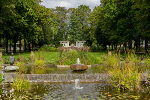 Spa garden from the german city called Bad Neuenahr photo