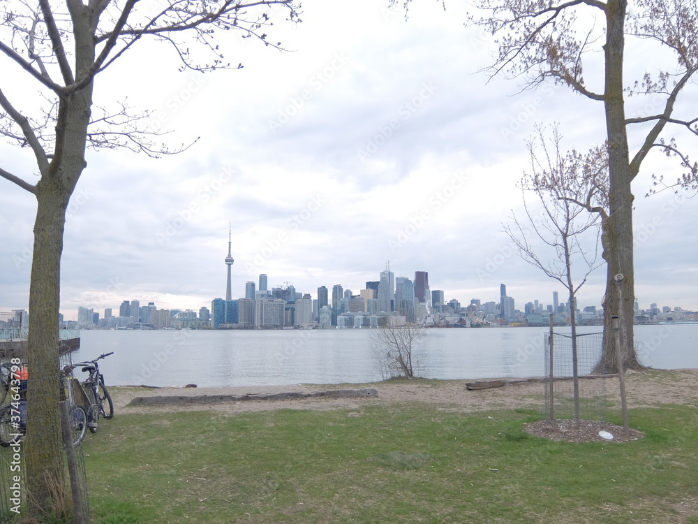 Obraz premium widok na miasto toronto