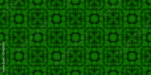 Green leaves elements seamless abstract pattern with real texture