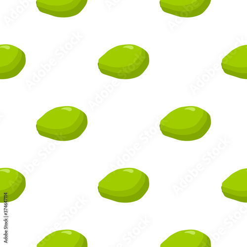 Illustration on theme big colored seamless papaya