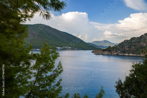 Panoramic view of Marmaris national park, Turkey photo