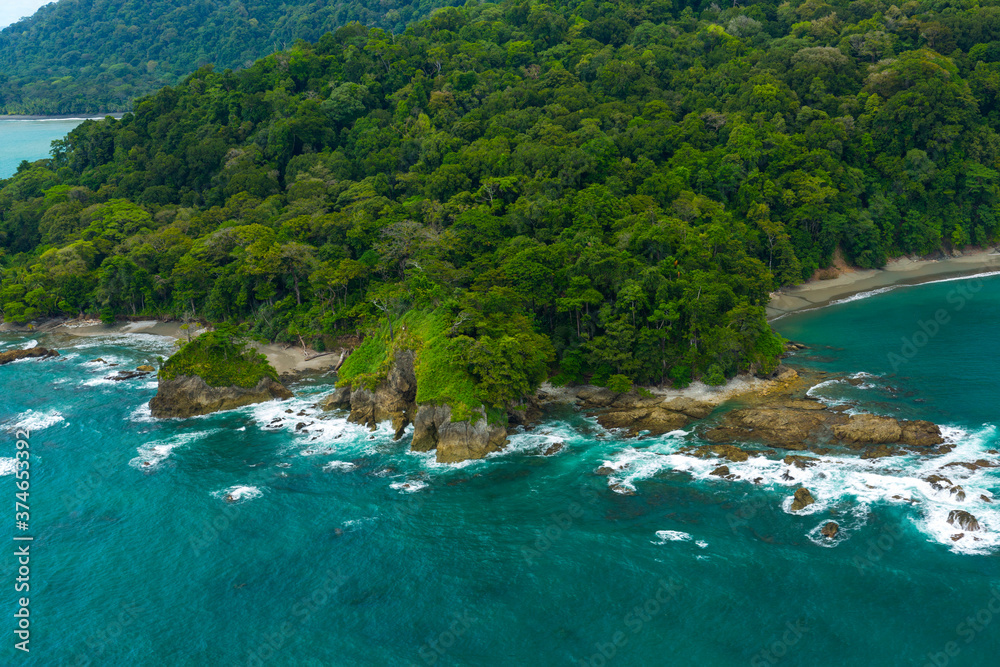 Obraz premium Corcovado National Park, Osa Peninsula, Puntarenas Province, Costa Rica, Central America, America