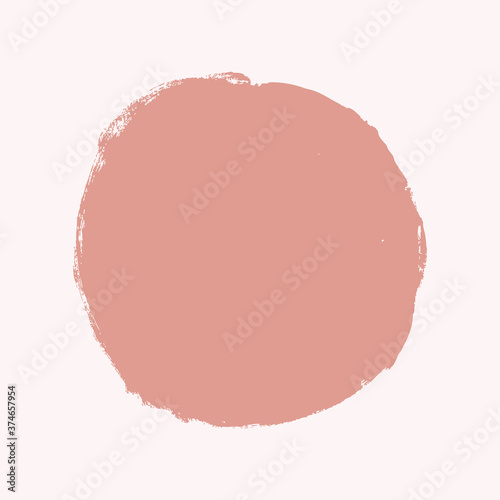 Rose ink background. Fashion rose watercolor spot