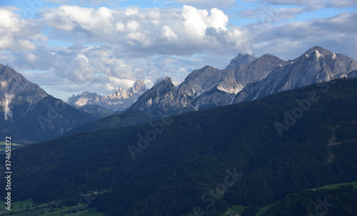 Mountains in the late afternoon photo