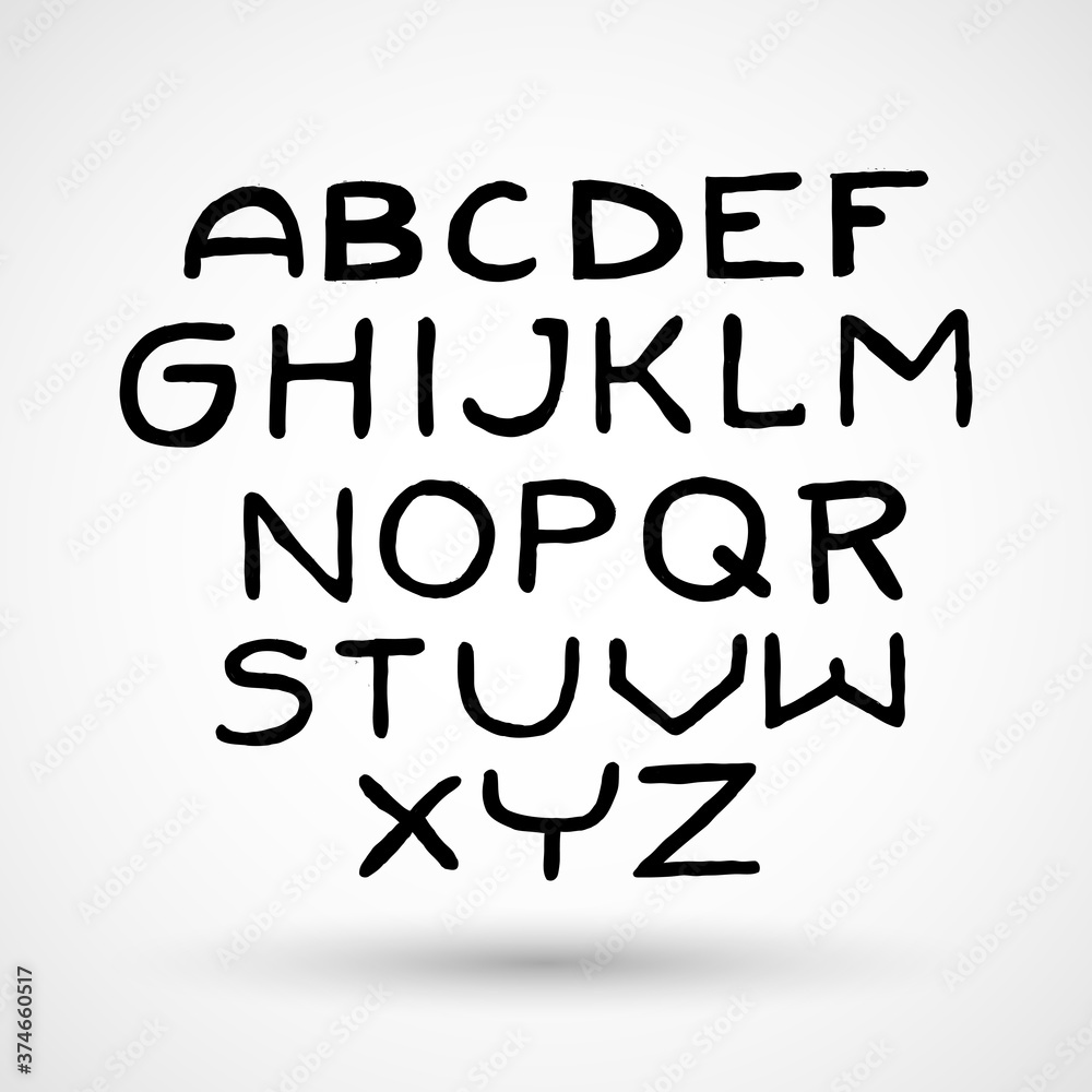 Black Marker Font Black Marker Font
