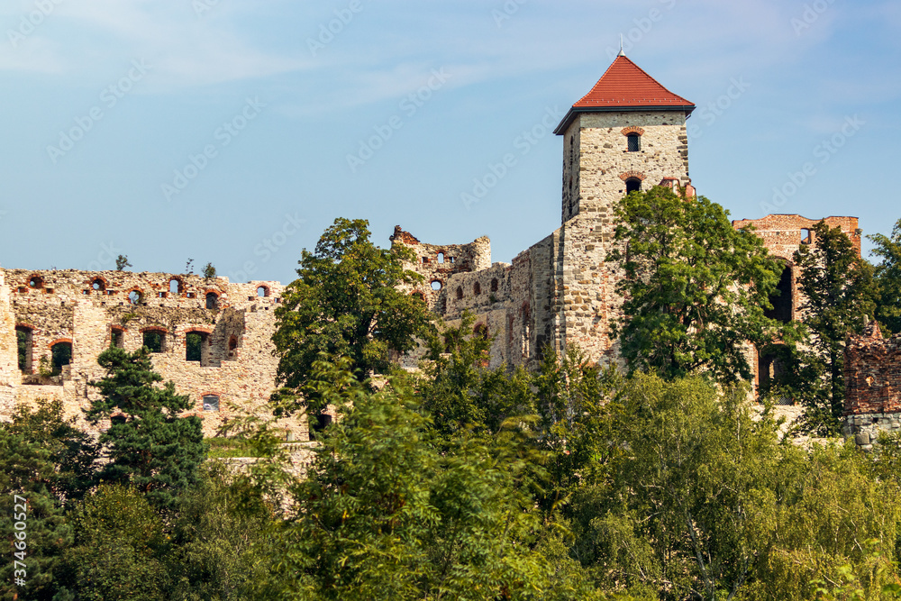 Tenczyn Castle in Rudno near Krakow, Lesser Poland