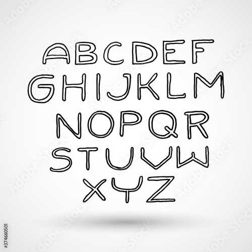 Black Marker Font