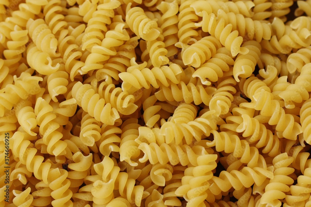Durum macaroni on a wooden table macro Durum macaroni on a wooden table macro