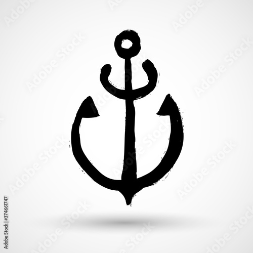 Grunge anchor