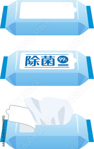 除菌ウェットティッシュ（袋タイプ）