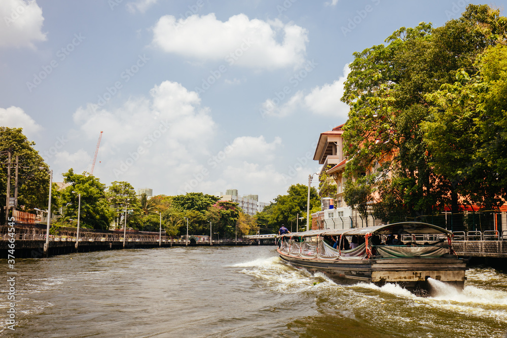 Bangkok River Travel in Thailand