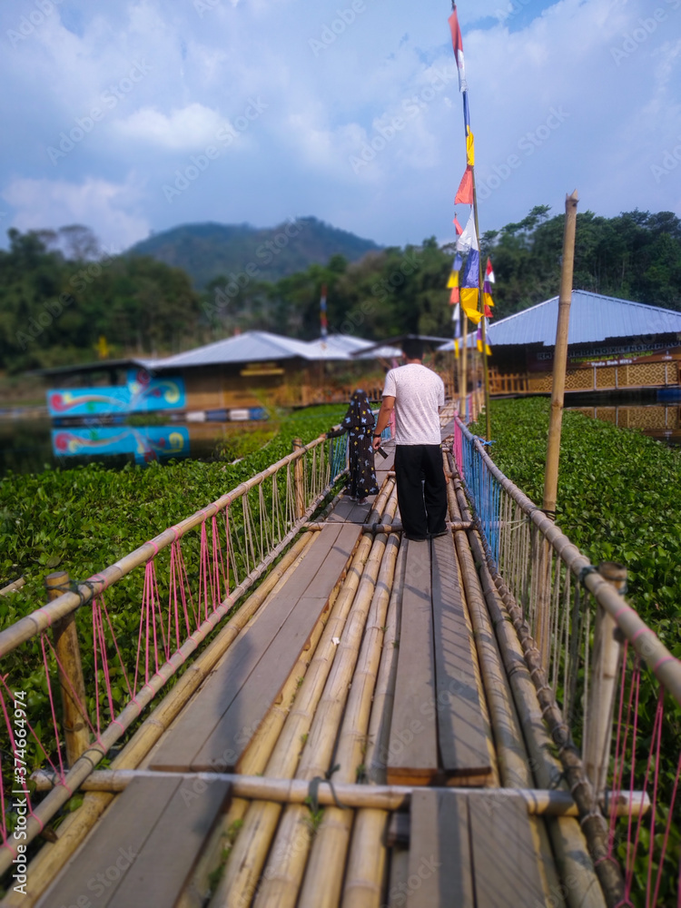 bridge in the mountains