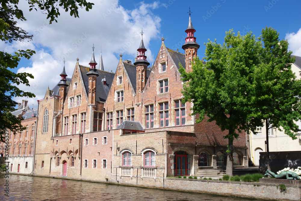 Fototapeta premium Façades de Bruges