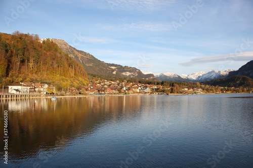 Beautiful Autumn landscape at Brienz, Switzerland, Europe © MeiYi