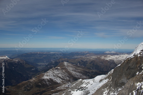 Beautiful landscape at Junfrau area  Switzerland  Europe