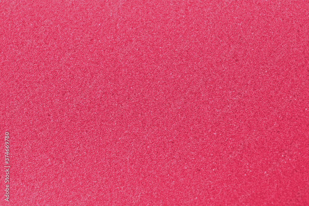 closeup of red sponge texture