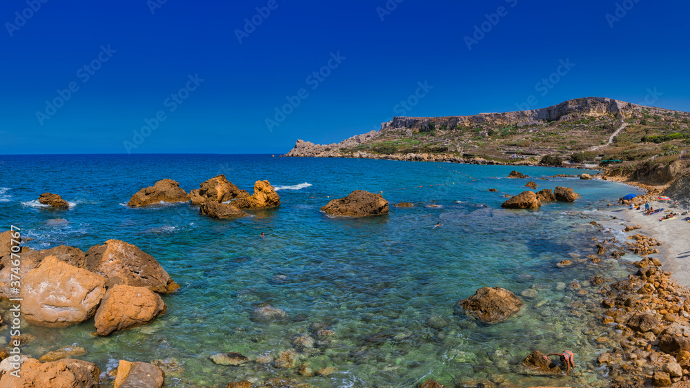 San Blas Beach , Gozo