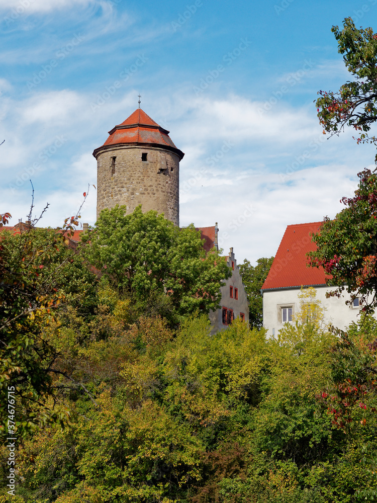 Schloss und Kirche in Lisberg, Gemeinde Lisberg, Landkreis Bamberg, Oberfranken, Franken, Bayern, Deutschland Schloss und Kirche in Lisberg, Gemeinde Lisberg, Landkreis Bamberg, Oberfranken, Franken, Bayern, Deutschland