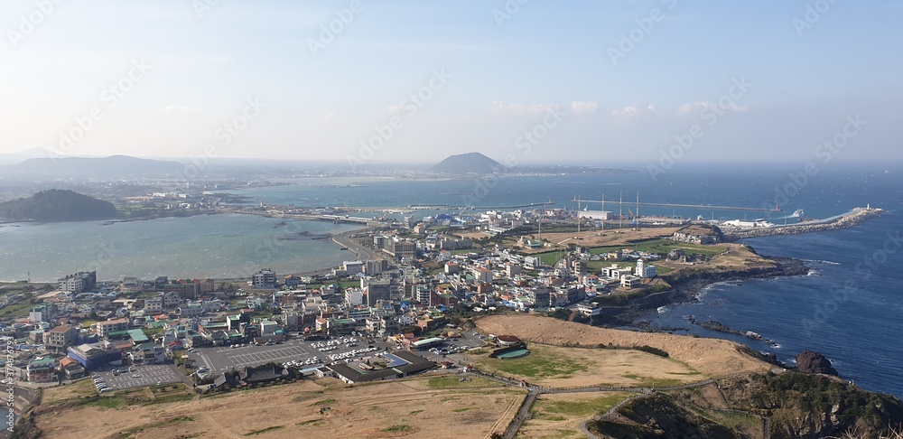 Jeju Island from Seongsan Ilchulbong Peak