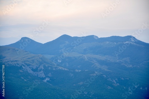 mountains in the snow © Marilena