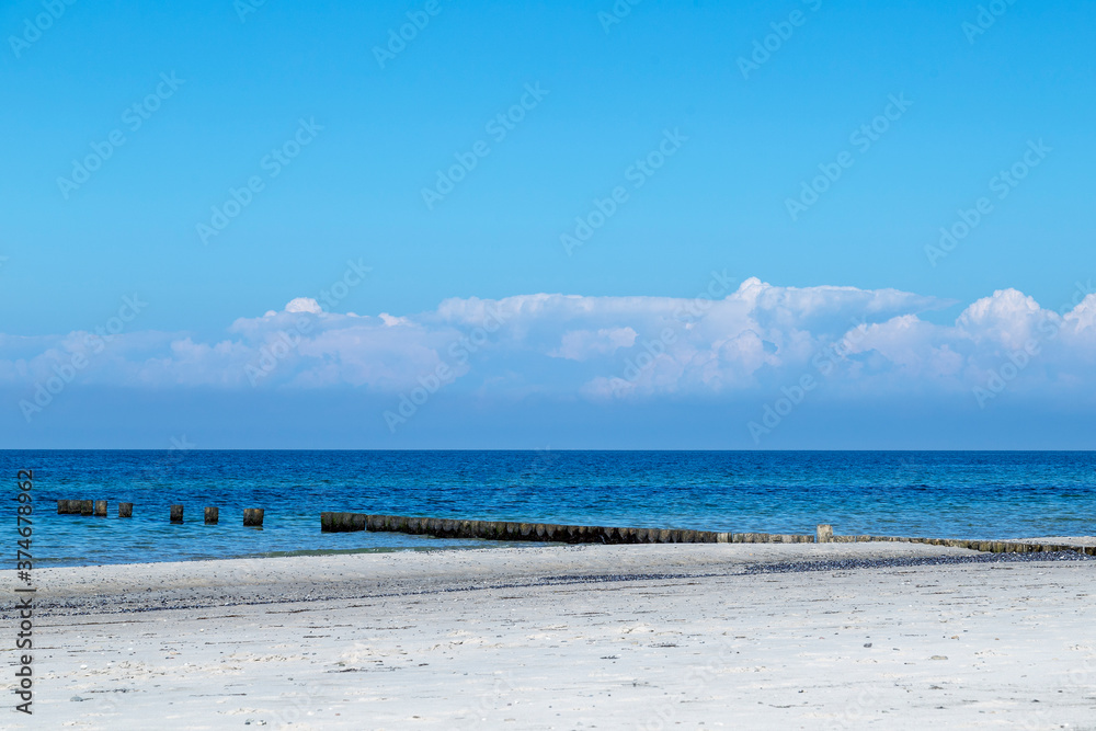 Fototapeta premium Beach at the Baltic Sea in Germany