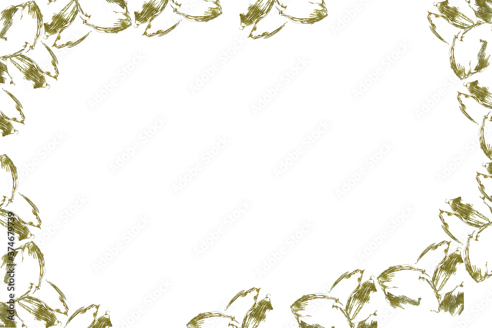 Green pattern on white background .Abstract wallpaper.