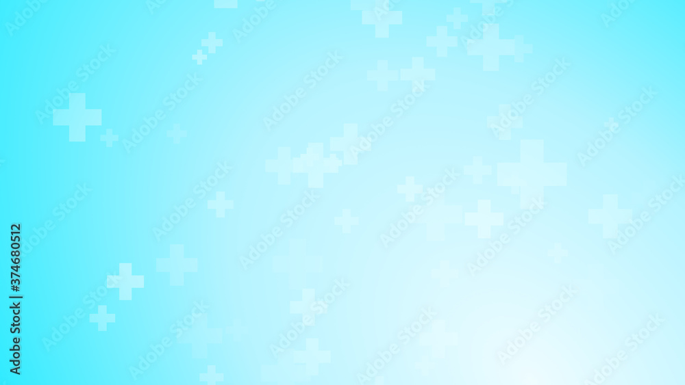 Medical health blue cross pattern background. Abstract healthcare technology and science concept. Medical health blue cross pattern background. Abstract healthcare technology and science concept.