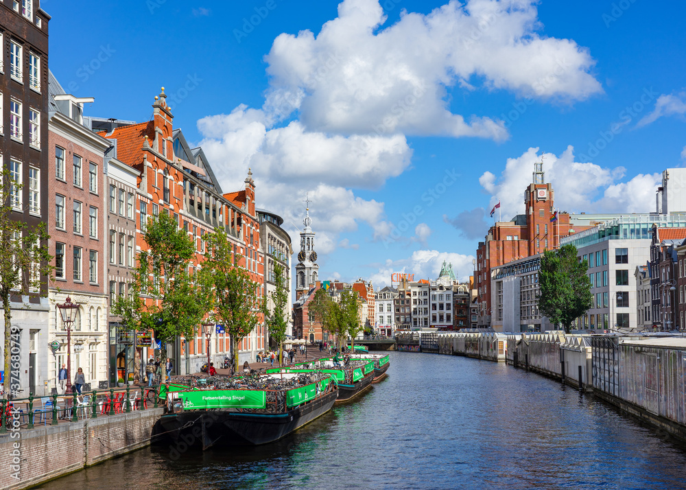 Obraz premium Amsterdam Niederlande Holland Holländisch Gouda Wasser
