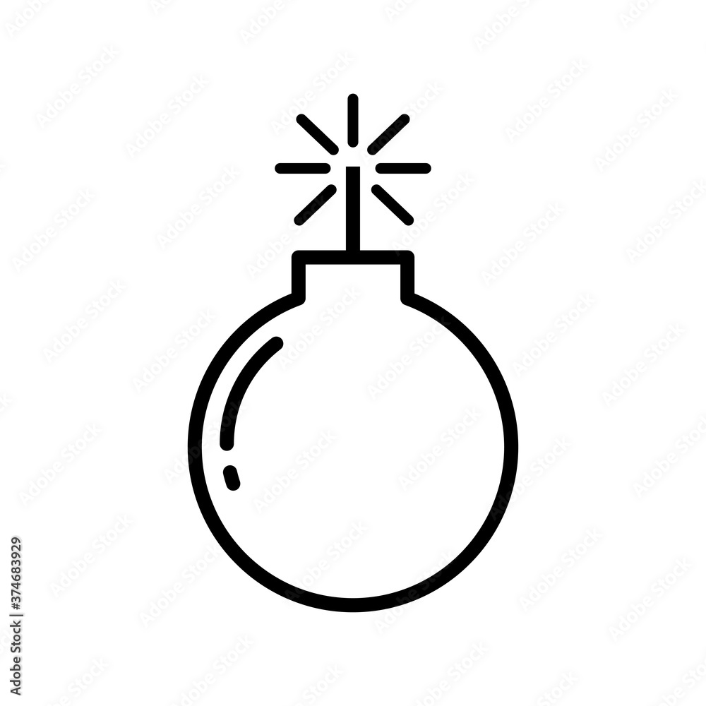 Bomb icon vector sign and symbols Bomb icon vector sign and symbols