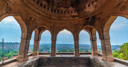 Rani rupmati pavilion in mandu, madhya pradesh, india photo