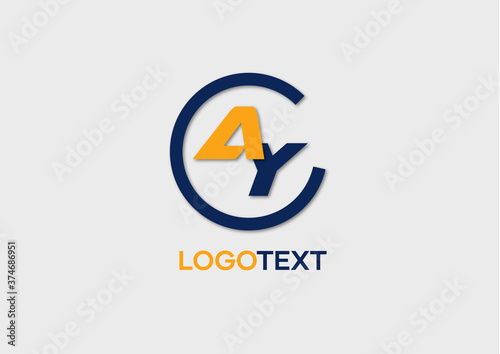 AY letter logo, letter initials logo, name identity logo, vector illustration Free Download AY letter logo, letter initials logo, name identity logo, vector illustration - GFXLoad