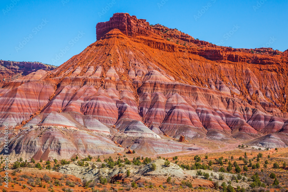 Fototapeta premium The red sandstone mountains