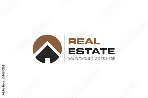 Real estate logo design template