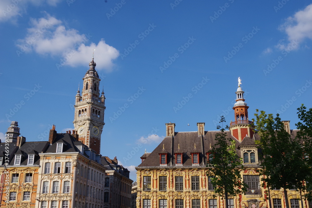 Naklejka premium Autour de la Grand-Place de Lille