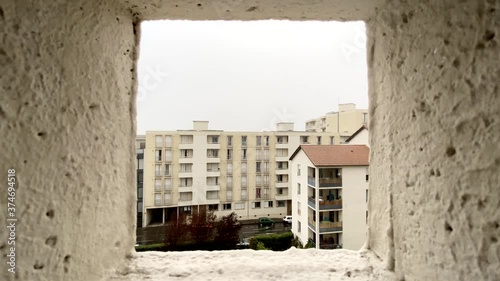 Street in frame