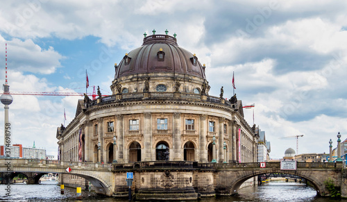 The Bode Museum facade on the Museum Island in Berlin, Germany photo