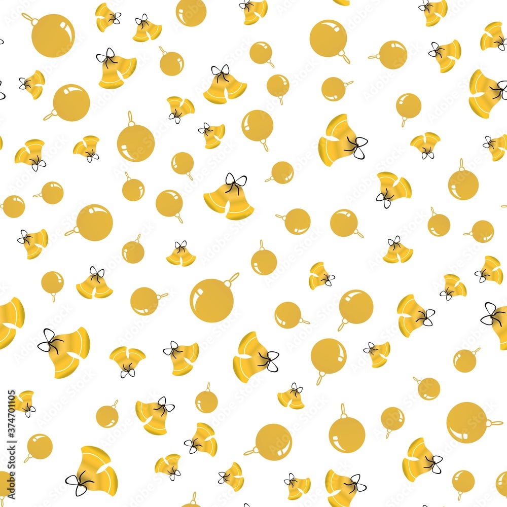 Hohoho pattern, Santa Claus laugh. Seamless texture for Christmas design. Vector red background with handwritten words ho.