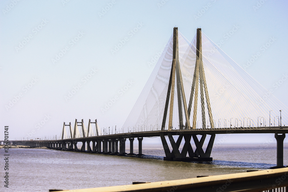 Obraz premium Bandra Worli Sealink bridge, Mumbai