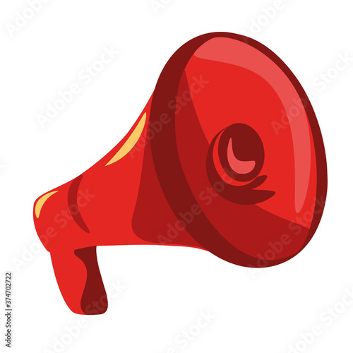 isolated speaker football National football league icon - Vector