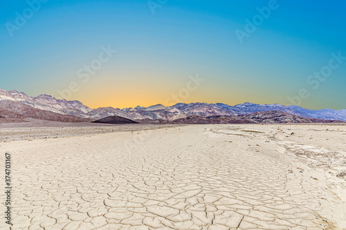 panoramic view of death valley