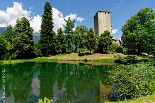 Schloss Bruck in der Sonnenstadt Lienz, Osttirol, Tirol, Österreich