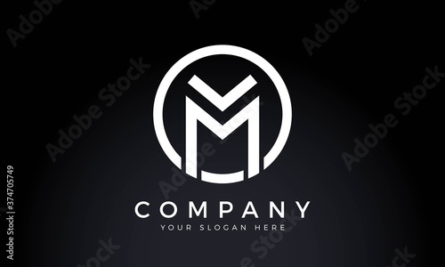 Initial Letter M Logo With Creative Modern Business Typography Vector Template. Creative Abstract Letter M Logo Design