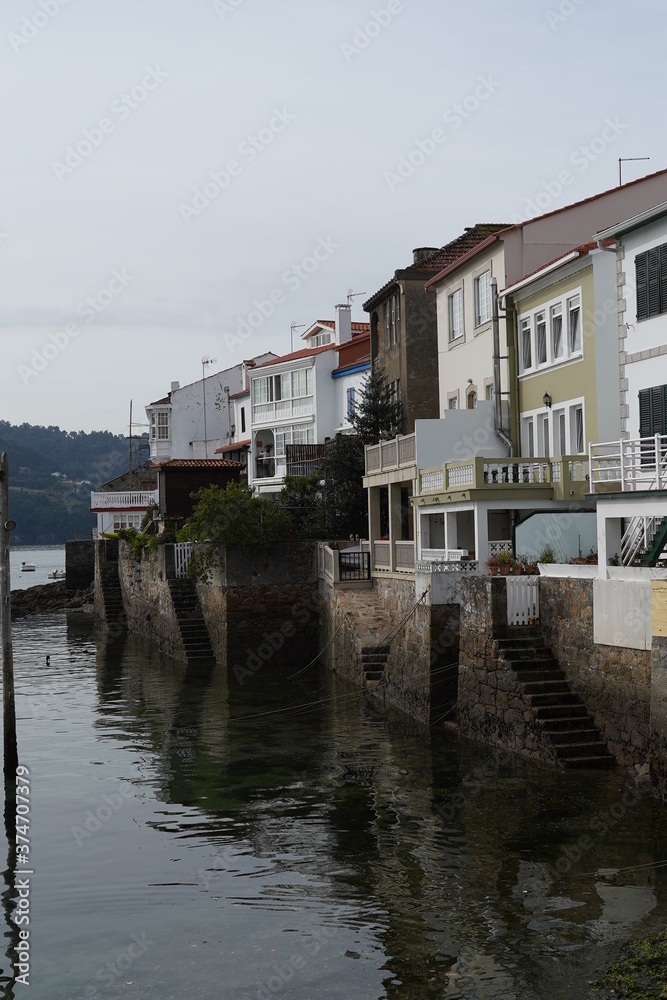 Redes, beautiful fishing village of Galicia,Spain Redes, beautiful fishing village of Galicia,Spain
