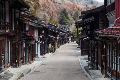 Narai-juku town, Kiso valley, Japan